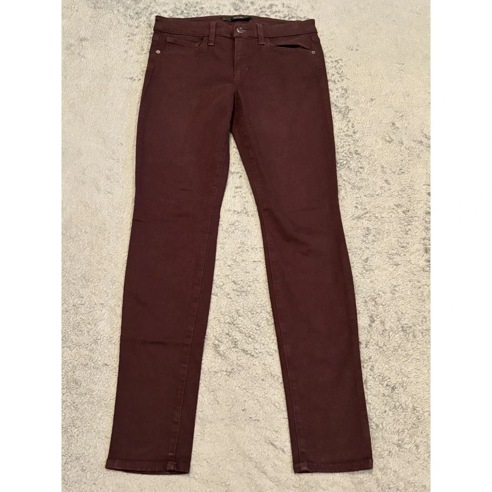 Joe's Jeans Womens 28 Visionaire Skinny Denim Purple Plum Stretch Casual
